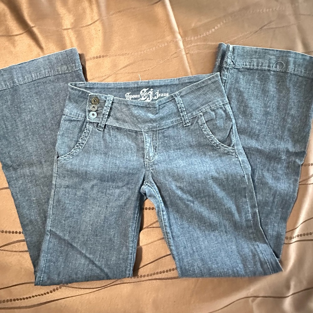 Women's Blue Flare & Wide Leg Jeans